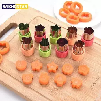 3 шт./компл. резак для овощей в форме сердца с пластиковой ручкой, портативные инструменты для приготовления пищи, инструменты для резки фруктов из нержавеющей стали, кухонные гаджеты A set