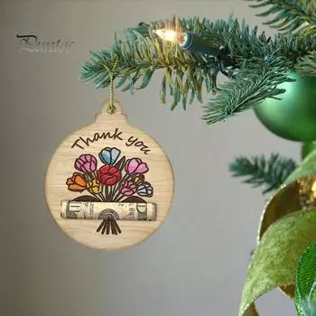 3 шт./компл. Рождественский деревянный держатель для денег Санта-Клаус, снеговик, гном, горная скотина, рождественский адвент, держатель для денег на праздник, подарок A