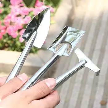 3 шт./компл. садовые грабли, лопата, ручная лопата из нержавеющей стали, цветок, сочная посадка, обработка почвы