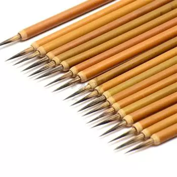 3 шт./компл. щетка для волос, ручка с крючком, кисть для рисования, кисть для китайской каллиграфии