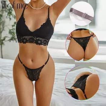 3 шт./компл., сексуальные кружевные стринги с цветочным принтом, сексуальные трусики, женское нижнее белье, женское белье, стринги с низкой талией, кольца, трусы, нижнее белье для девочек с Т-образной спинкой S