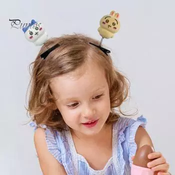 3 шт./компл. шпильки для волос для девочек в форме мультфильма, заколки для волос с весенним дизайном, легко украшать, аксессуары для волос ручной работы 3pcs A