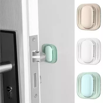 3 шт./компл., силиконовый дверной стопор, бесплатные немые наклейки, защитная накладка на дверную ручку, настенный коврик, наклейка против столкновений
