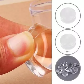 3 шт./компл. скребок для дизайна ногтей, износостойкий, недеформированный, компактный, универсальный, сменный шаблон для переноса ногтей, сменный инструмент для штампа для домашнего использования 3pcs