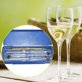 3 шт./компл. спиртовой ареометр, спиртометр, спиртовой счетчик, барный счетчик, винтажный тестер для вина, водки, набор B1Q2