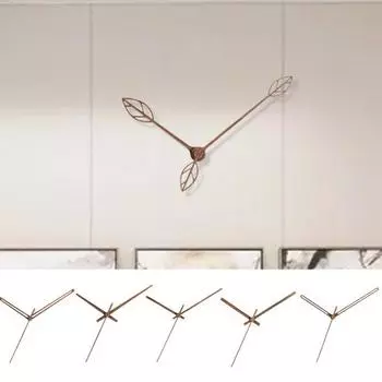 3 шт./компл. стрелки часов из цельного дерева с высоким крутящим моментом запасные части с медным покрытием настенные часы DIY указатели для дома D