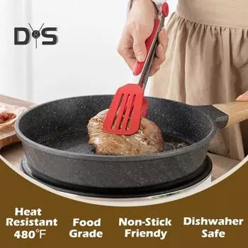 3 шт./компл. термостойкие щипцы для барбекю, набор зажимов, эргономичный дизайн, полезные щипцы для сервировки еды, зажим для барбекю синий