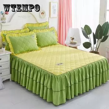 3 шт./компл., толстая юбка в корейском стиле принцессы, цельная простыня для спальни и дома 150*200cm