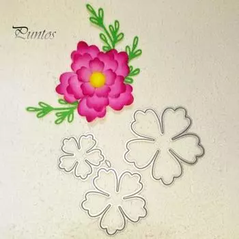 3 шт./компл. вырубной штамп, простой в использовании, широкое применение, углеродистая сталь, фотоальбом, карты, тиснение, трафарет для скрапбукинга серебряный