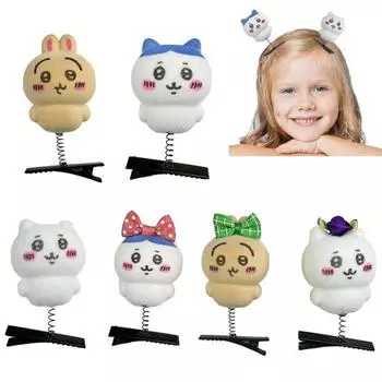 3 шт./компл. заколка для волос для девочек в форме мультфильма, заколки для волос с весенним дизайном, легко украсить