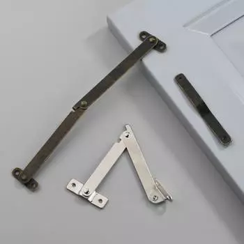 3 шт./компл. железная складная фурнитура опорная ножка антикварная крышка опорный шарнир футляр для ювелирных изделий деревянная шкатулка позиционирование штатив мебель