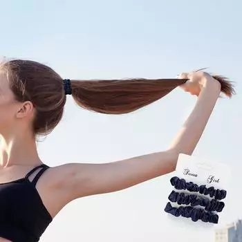 3 шт./компл. женская резинка для волос, элегантный хвост, эластичная повязка на голову, аксессуары для волос