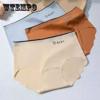 3 шт./компл. женские повседневные бесшовные трусы большого размера, однотонные трусы, хлопковые трусы со средней талией XL