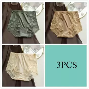 3 шт./компл. женские трусики с низкой посадкой сетчатые сексуальные трусы нижнее белье женское нижнее белье M