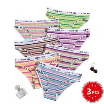 3 шт./компл. женские трусики сексуальное женское белье хлопковые стринги G-стринги удобное женское нижнее белье женские трусы женские T-Backs M