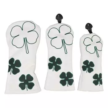 3 шт. комплект чехлов для головы клюшки из искусственной кожи, плюшевые водонепроницаемые защитные чехлы для головы для леса