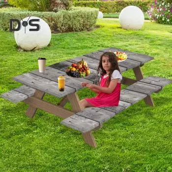 3 шт./комплект чехлов для уличных столов и стульев с принтом, водонепроницаемые, с противоскользящей эластичной лентой, для кемпинга, грязеотталкивающие, защитные чехлы для столов и скамеек для пикника B