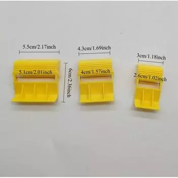 3 шт./комплект, чехол для ленты, компактный диспенсер для ленты, малярная лента, аксессуары для самостоятельной покраски, угловая точечная лента 3pcs жёлтый