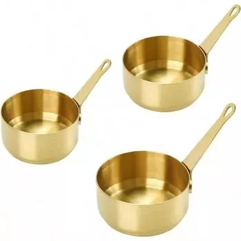 3 шт./комплект из нержавеющей стали, чашка для соуса с ручкой, блюдо для приправы, миска для макания в горячий горшок, чашка для соуса, уксус для суши, соевое блюдце, контейнер для закусок 3pcs серебряный