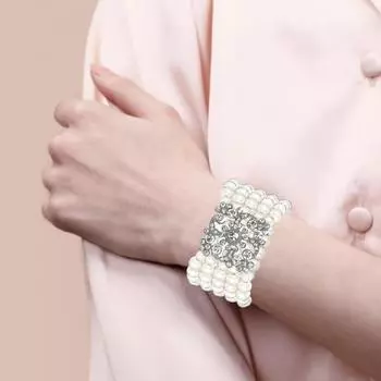 3 шт./комплект комплект ювелирных изделий из искусственного жемчуга в винтажном стиле 1920-х годов, многослойные украшения для знаменитостей, вечеринок, банкетов, свадеб, ожерелье, серьги, браслет Sets