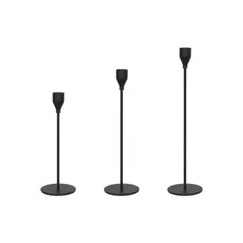 3 шт./комплект металлических подсвечников в европейском стиле для свадебного и праздничного декора