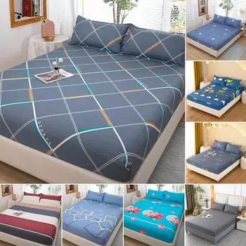 3 шт./комплект модные современные простыни для спальни с принтом покрывало постельное белье мягкое удобное приятное для кожи покрывало комплект из трех предметов 3pcs 120x200cm