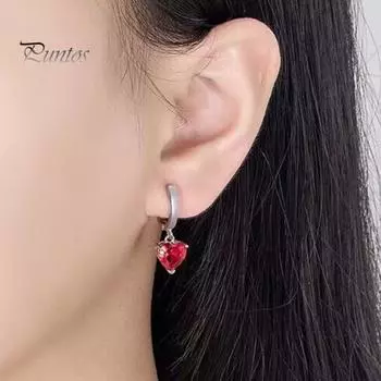 3 шт./комплект женские ювелирные изделия комплект сердечек кубический цирконий серьги хагги регулируемое ожерелье невесты кольцо выпускной вечер свадьба ювелирные изделия белый