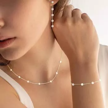 3 шт./комплект женский комплект ювелирных изделий винтажный искусственный жемчуг чокер серьги браслет комплект с удлинительной цепочкой выпускной вечер невесты свадебные украшения золотистый