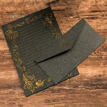 3 шт. конверты из крафт-бумаги с прозрачной полосой, гладкие и надежные письменные приглашения в винтажном стиле, элегантный свадебный набор канцелярских принадлежностей бежевый