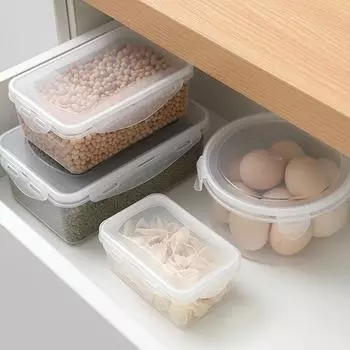 3 шт. Коробка для хранения продуктов питания Коробка для хранения свежих пластиковых контейнеров для пищевых продуктов B