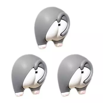 3 шт. Кошачьи попки Дверные подушки-накладки Силиконовые дверные стопоры Защитные уголки для шкафов Модернизация для защиты мебели C