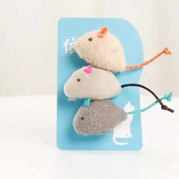 3 шт., кошачья мышь, игрушка для домашних животных, кошачья мята, забавная плюшевая мышь, игрушка для кошек, интерактивная игра для котят, товары для домашних животных