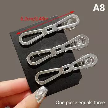 3 шт. костюм металлическая шпилька нескользящая шпилька геометрическая полая шпилька женская заколка