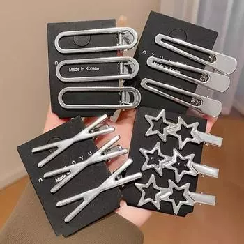 3 шт. костюм металлическая шпилька нескользящая шпилька геометрическая полая шпилька женская заколка