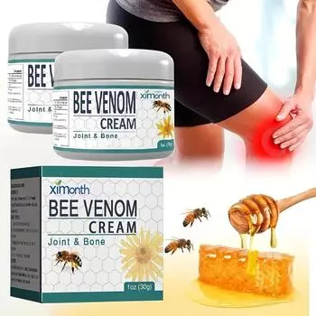 3 шт. Крем для суставов с пчелиным ядом, крем для массажа поясницы, рук, ног, суставов, плеч и шеи 30g*3pcs