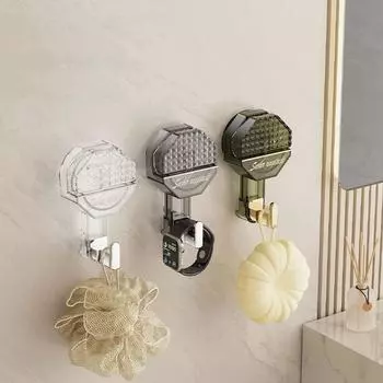 3 шт. крючки с присоской без проколов, пластиковые вакуумные крючки, прочные ключи, крючки для одежды, ванная комната 3Pcs