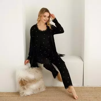 3 шт., кружевные пижамы без рукавов и шорты, комплект одежды для сна, женское удобное нижнее белье, ночная рубашка, пижамные комплекты больших размеров