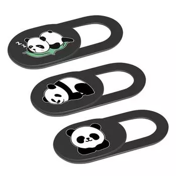 3 шт. крышка для веб-камеры, 0,02-дюймовая крышка для камеры ноутбука Panda, симпатичные аксессуары для ноутбука ПК iPhone iPad iMac MacBook Pro Air Style 02