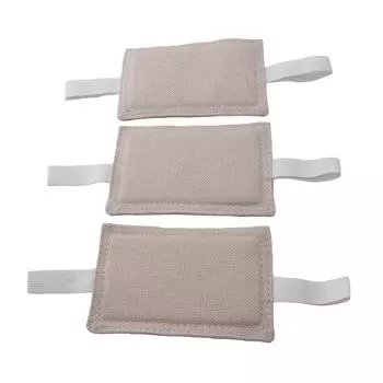 3 шт. Крышка дверной защелки из хлопка и пеньки, эффективно снижающая шум, глушитель для двери общежития L