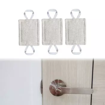 3 шт. Крышка защелки глушителя двери предотвращает блокировку бесшумная тихая подушка для закрывания с резинкой