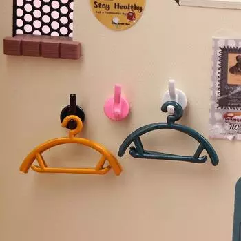 3 шт. кукольный домик мини крючок для одежды шляпа кукольный домик имитация настенный крючок модель для кукольного дома 1/12 аксессуары для декора чёрный