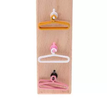 3 шт. кукольный домик мини крючок для одежды шляпа кукольный домик имитация настенный крючок модель для кукольного дома 1/12 аксессуары для декора белый
