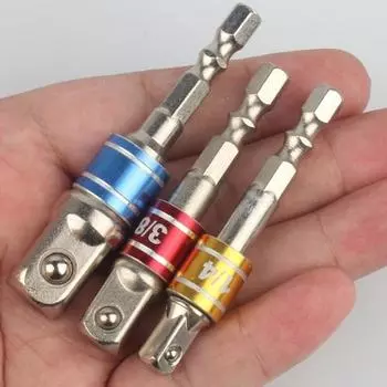 3 шт. квадратная гайковерт дрель ударная головка удлинитель адаптер торцевой ключ адаптер мощность ручной инструмент розетки адаптер 3pcs