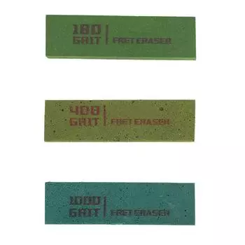 3 шт., ластики для гитарных ладов, полировка гитарных ладов, абразивные резиновые блоки, инструмент для полировки ладов гитары