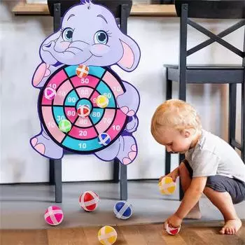 3 шт. липкие шарики настольная игра дартс для детей вечерние игры для спорта в помещении развивающие игрушки для детей 2 3 4 5 6 лет one size синий