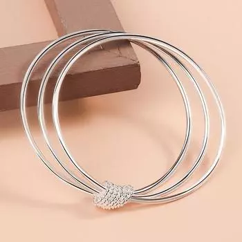 3 шт./лот 925 пробы стерлингового серебра круглый браслет с подвесками и браслет для женщин элегантный свадебный день рождения ювелирные изделия подарок