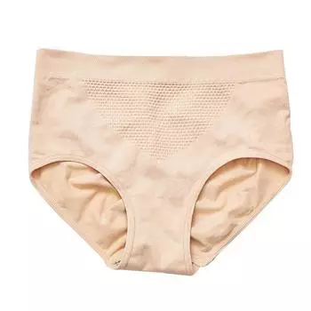 3 шт./лот нижнее белье Honeycomb для женщин, высокоэластичное нижнее белье, удобное компрессионное, поднимающее бедра, трусики с высокой талией из чистого хлопка M серый