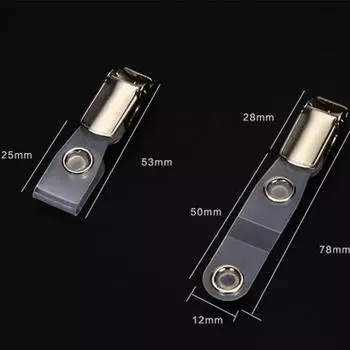 3 шт./лот новый пластиковый зажим для бейджа с застежкой-ремешком для медсестер аксессуары для пропусков сотрудников держатель удостоверения личности