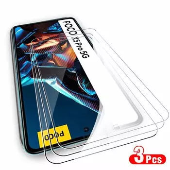 3 шт./лот, прозрачная защитная пленка из закаленного стекла HD с полным покрытием для XIAOMI POCO X5 5G/X5 Pro 5G/POCO X5 X5Pro, защитная пленка для экрана Xiaomi POCO X5 Pro 5G белый