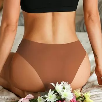 3 шт./лот сексуальные женские трусы без следов ледяного шелка нижнее белье с низкой талией спортивное белье женское нижнее белье трусы XS